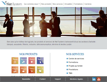 Tablet Screenshot of natsystem.fr